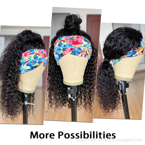top quality headband wigs brazillian headband wig wholesale china straight headband wig vendor